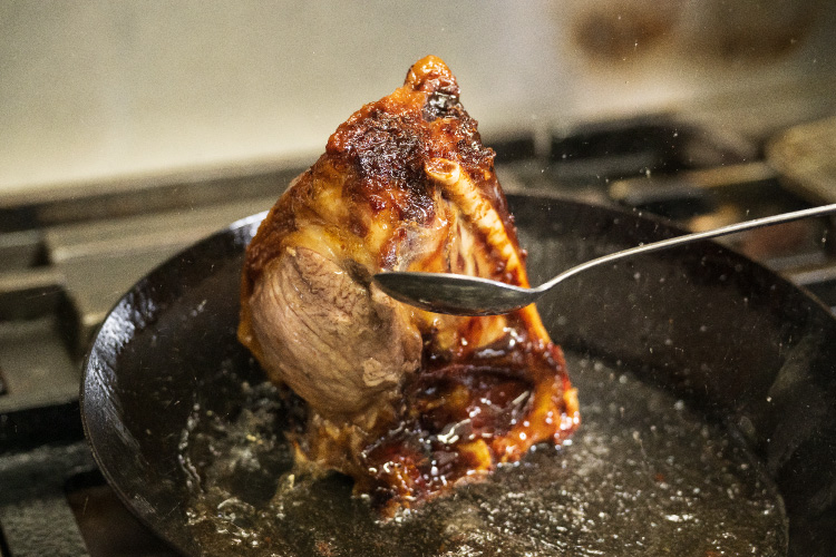 焼き上げる