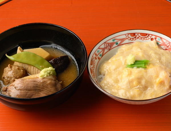 金城樓：鴨肉の治部煮、湯葉ごはん