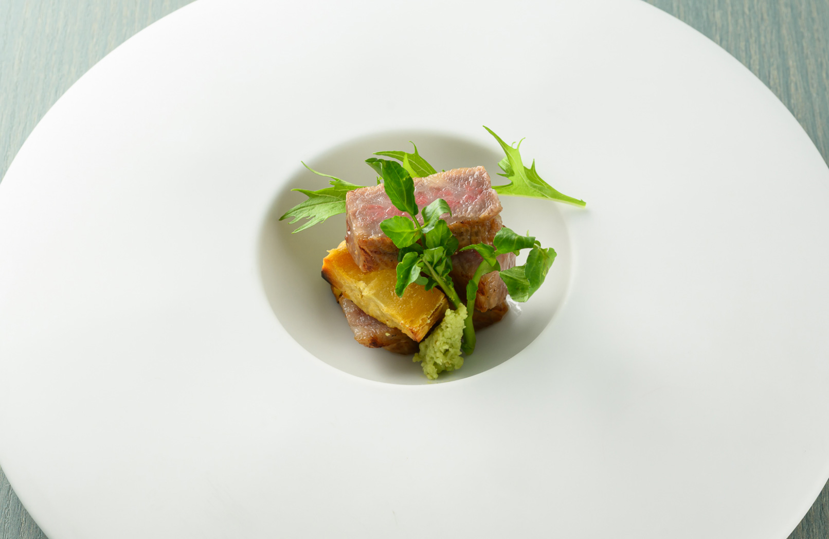 和牛肉のヨーグルト味噌漬け